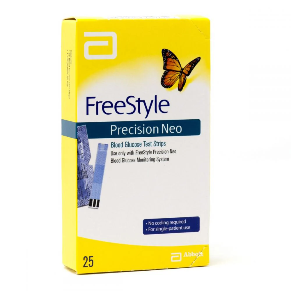Freestyle Precision Neo 277893 Blood Glucose Test Strips, Box of 25 - Image 5