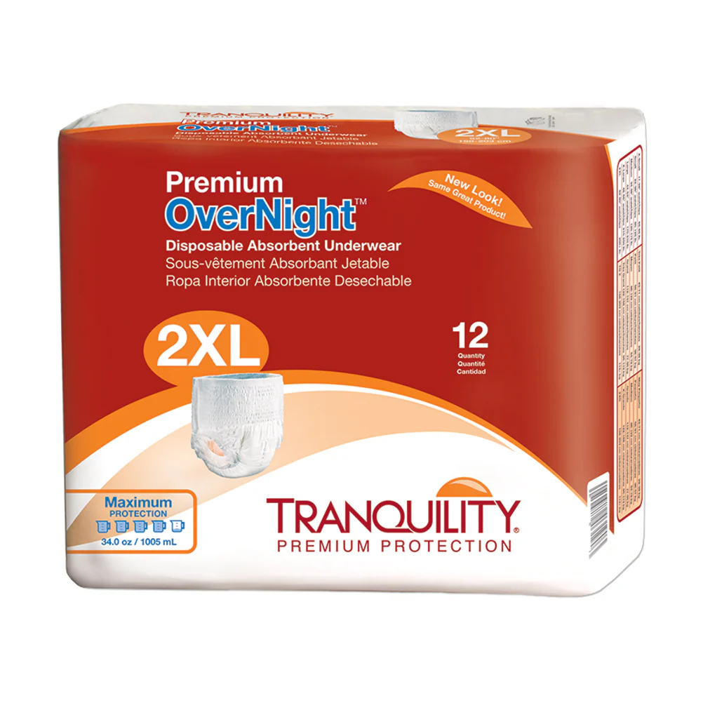 Tranquility Premium Overnight Disposable Absorbent Underwear - Image 6